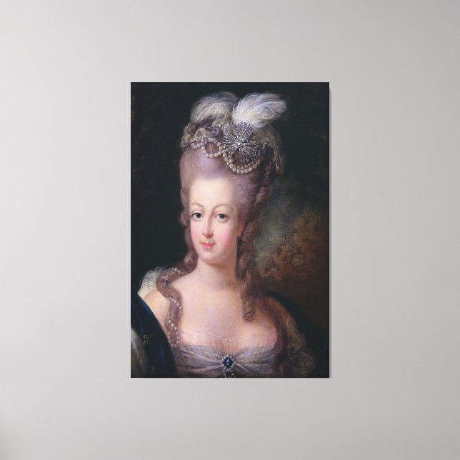 Impressão Em Tela Marie-Antoinette, 1775/Rainha da França / (Frente)