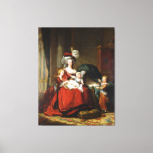 Impressão Em Tela Marie-Antoinette de Lorraine-Habsbourg