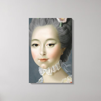 Impressão Em Tela Marie Antoinette – Romantic Rococo Portrait