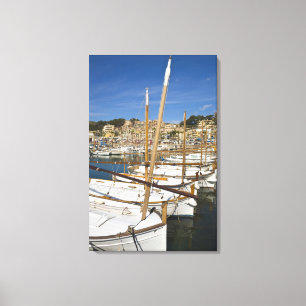 Impressão Em Tela Marina, Port de Soller, Costa oeste, Mallorca,