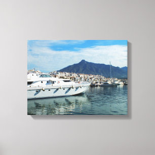 Impressão Em Tela Marina, Puerto Banus, Espanha