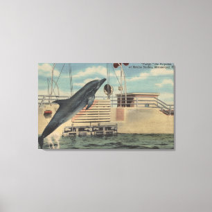 Impressão Em Tela Marineland, Florida - vista do Pudgy