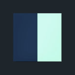 Impressão Em Tela Marinheiro Azul e Mint<br><div class="desc">O Sailor Blue e Mint é uma combinação de cores legal e inesperada que funciona em conflito. A menta gelada é fresca, zingada e muito tendenciosa e atrai uma cor marinho que é profunda, rica e moderada. Quando convergem, o resultado é interessante e elegante. Esta paleta seria maravilhosa quando vestida...</div>