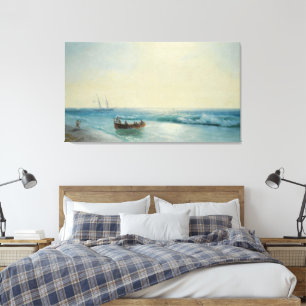 Impressão Em Tela Marinheiros Chegando à Terra