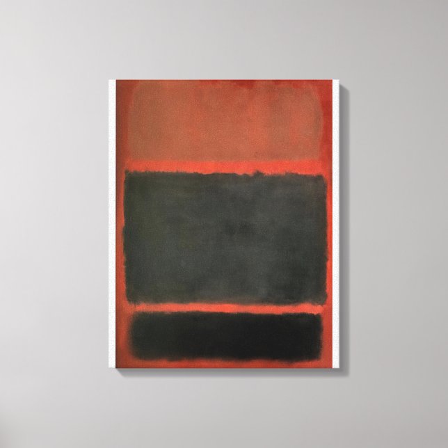 Impressão Em Tela Mark Rothko - N.º 20 - 1957 (Frente)