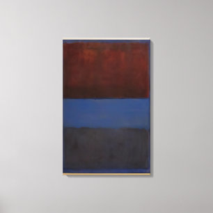 Impressão Em Tela Mark Rothko - No.61 Rust e Blue - 1953