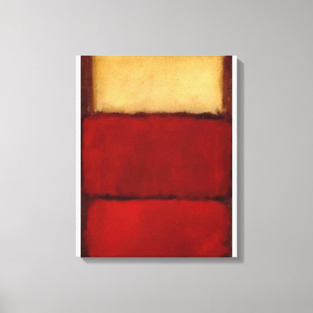 Impressão Em Tela Mark Rothko - Vermelho - 1964 (Frente)