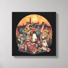 Impressão Em Tela Mars Pop Party Animals – Fun Music & Space Culture