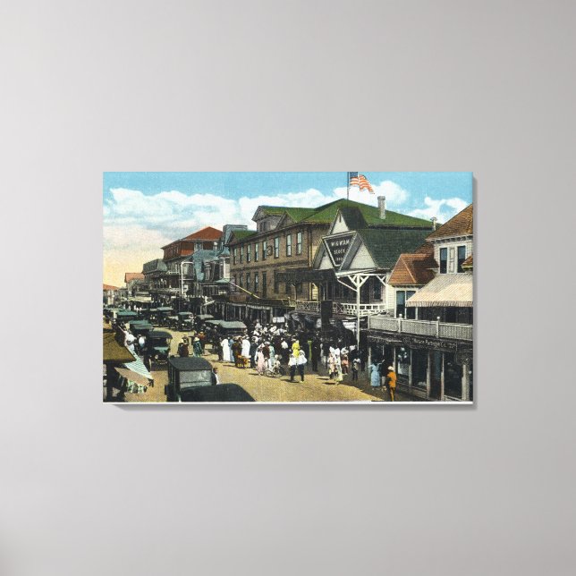 Impressão Em Tela Martha's Vineyard, Cena da Avenida Circuit (Frente)