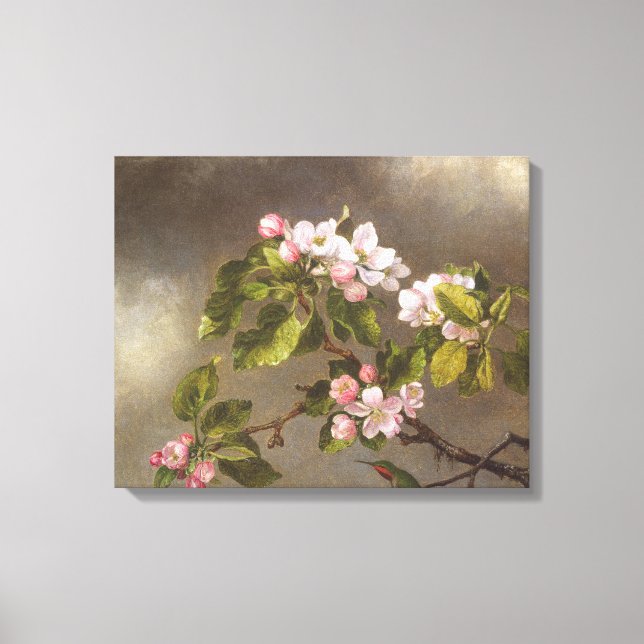 Impressão Em Tela MARTIN J. HEADE - Blossomas de Mingbird e Apple - (Frente)