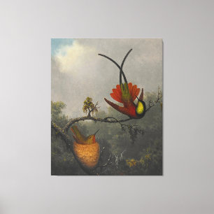 Impressão Em Tela MARTIN JOHNSON HEADE - Crimson Topaz - c. 1863-64
