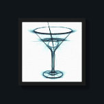Impressão Em Tela Martini Glass Sketch<br><div class="desc">Um esboço de um copo de martini coquetel com uma azeitona.</div>
