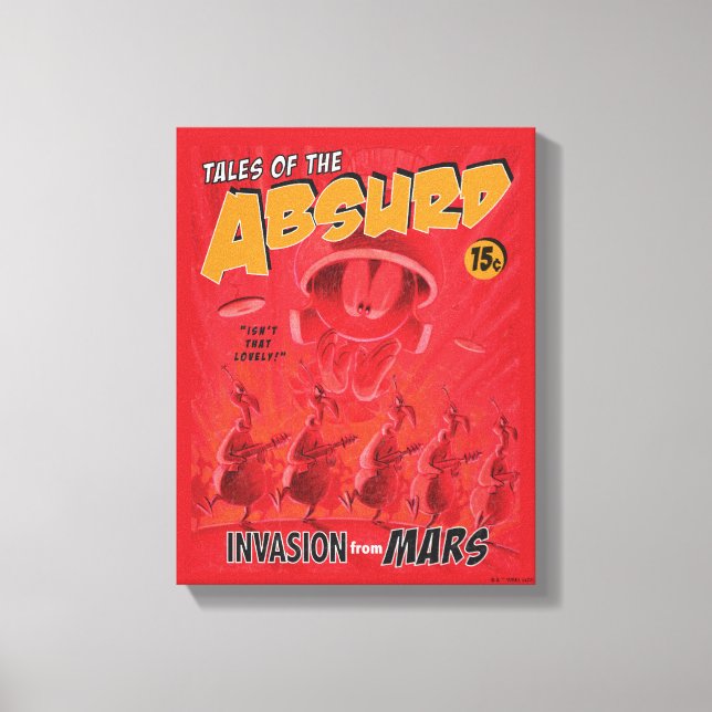 Impressão Em Tela MARVIN, A Invasão Retroativa MARTIAN™ Da Mars Comi (Frente)