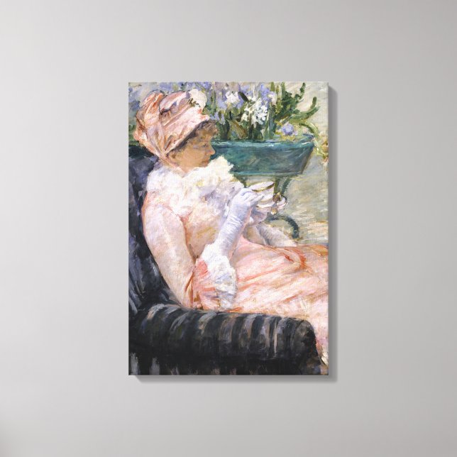 Impressão Em Tela Mary Cassatt - A Taça do Chá (Frente)