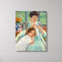 Mary Cassatt - Jovem Mãe costurando