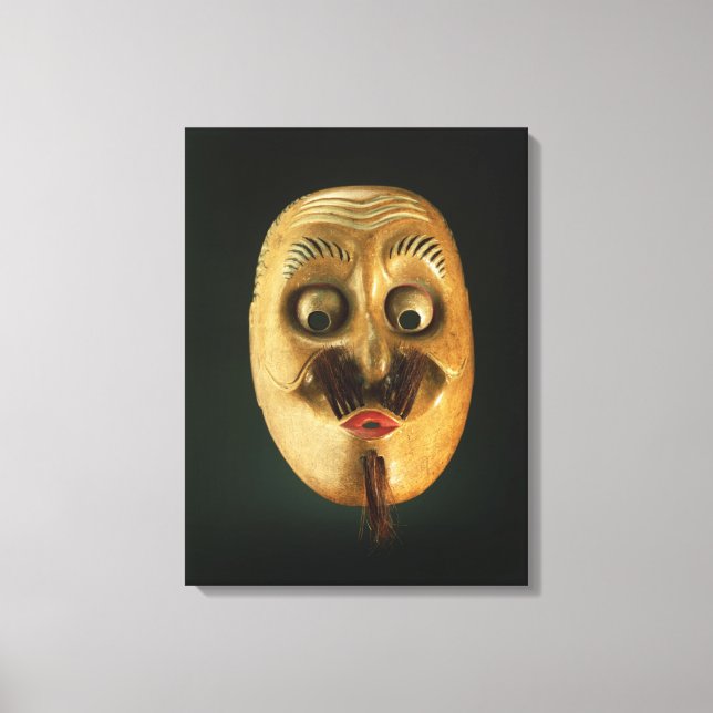 Impressão Em Tela Máscara cômica, Noh Theater (Frente)