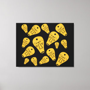 Impressão Em Tela Máscara de abstrato original autêntica