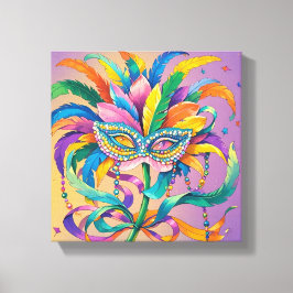 Impressão Em Tela Máscara de carnaval para momentos divertidos 