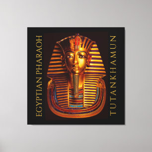 Impressão Em Tela Máscara Dourada do Rei Egípcio Tutankhamun