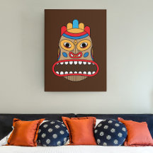 Máscara Tiki Havaiana