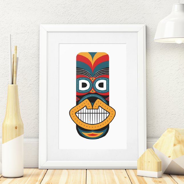 Impressão Em Tela Máscaras Tribais Étnicas (Criador carregado)