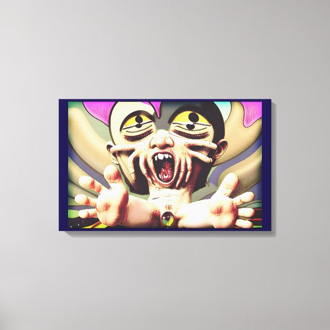 Impressão Em Tela Masking a Metamorphic Meltdown (Frente)