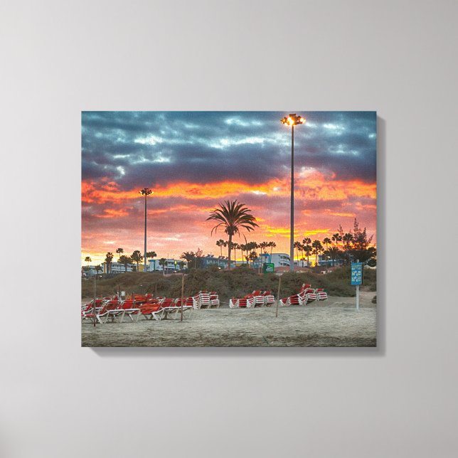 Impressão Em Tela Maspalomas Sunset (Frente)