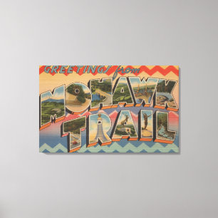 Impressão Em Tela Massachusetts - Saudações de Mohawk Trail 2