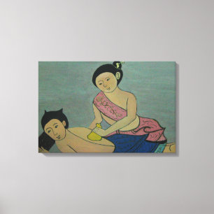 Impressão Em Tela Massagem tradicional tailandesa