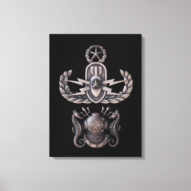 Impressão Em Tela Master EOD Master Diver (Frente)