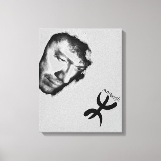 Impressão Em Tela Matoub Lounès (Frente)