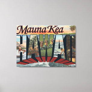 Impressão Em Tela Mauna Kea, Havaí - grandes cenas da letra