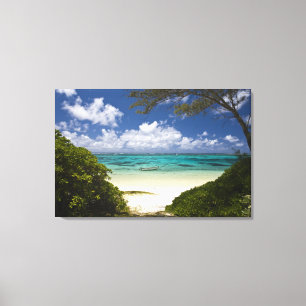 Impressão Em Tela Mauritius, Maurício Oriental, Belle Mare, Leste