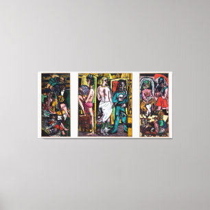 Impressão Em Tela Max Beckmann - Die Akrobaten