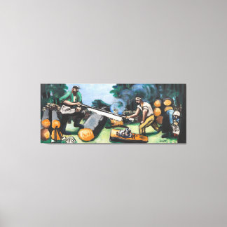 Impressão Em Tela Max Beckmann - Sawyer in the forest