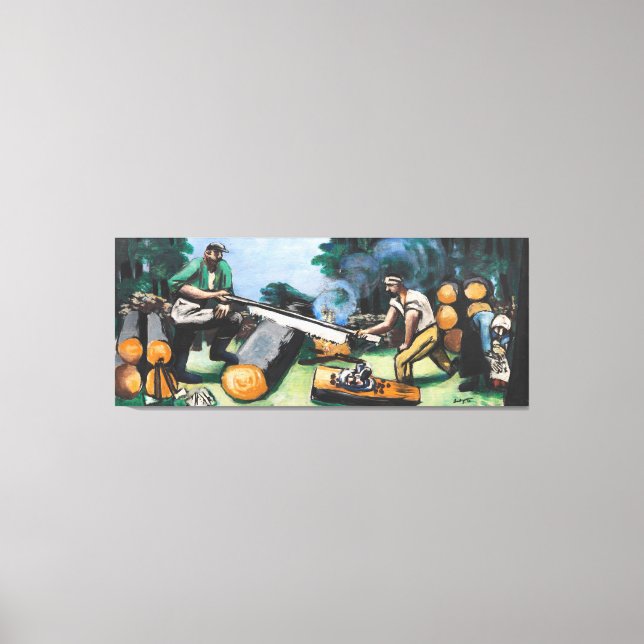 Impressão Em Tela Max Beckmann - Sawyer in the forest (Frente)