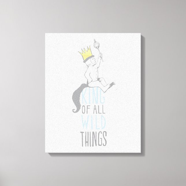 Impressão Em Tela Max | The King of All Wild Things - Blue (Frente)