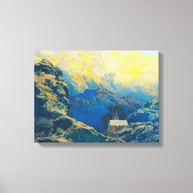 Impressão Em Tela Maxfield Parrish se livrando disso tudo 1941 (Frente)