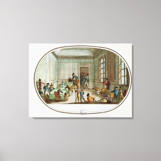 Impressão Em Tela Maximilien de Robespierre ferido (Frente)