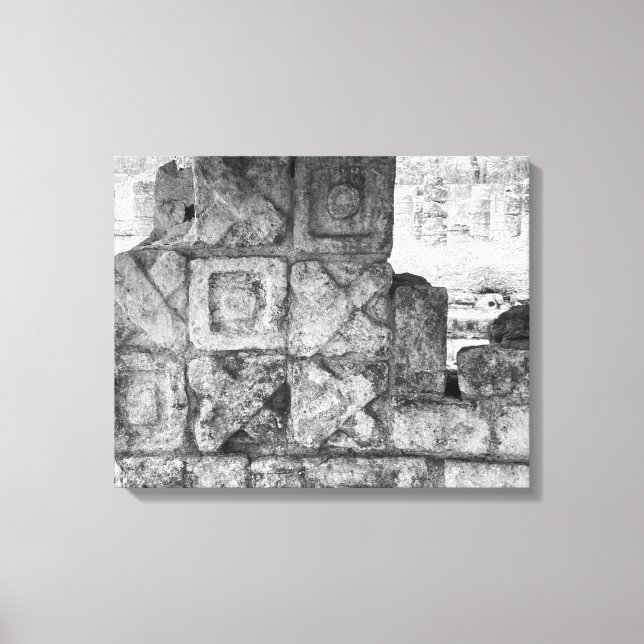 Impressão Em Tela Mayan Tic-Tac-Toe? (Frente)