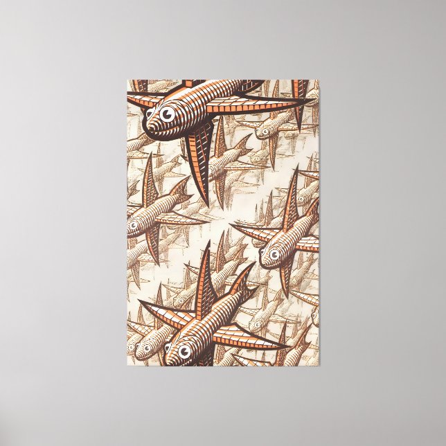 Impressão Em Tela MC Escher art (Frente)