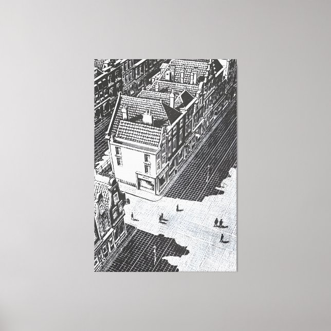 Impressão Em Tela MC Escher art style (Frente)