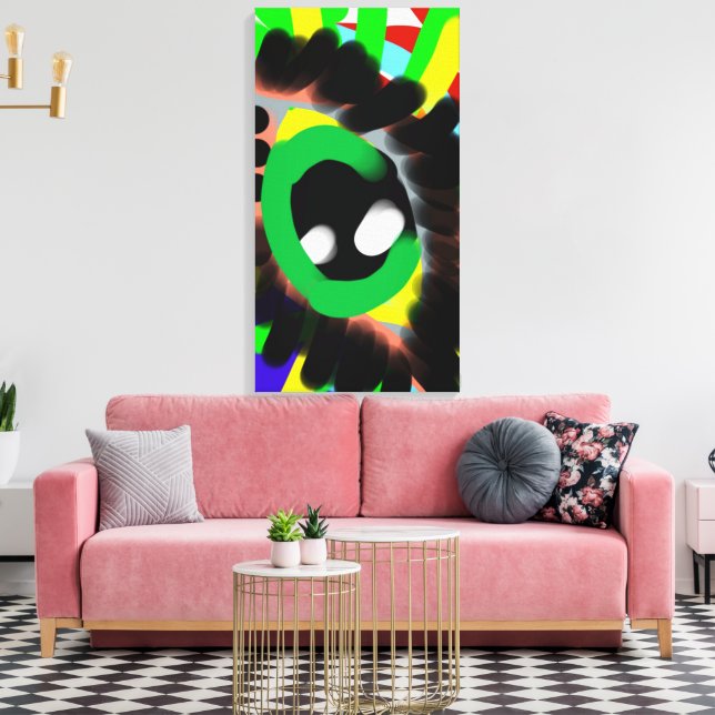 Impressão Em Tela Me Veja (Insitu(Sala de estar))