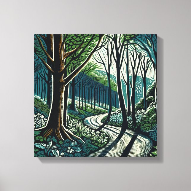 Impressão Em Tela Meander (Frente)