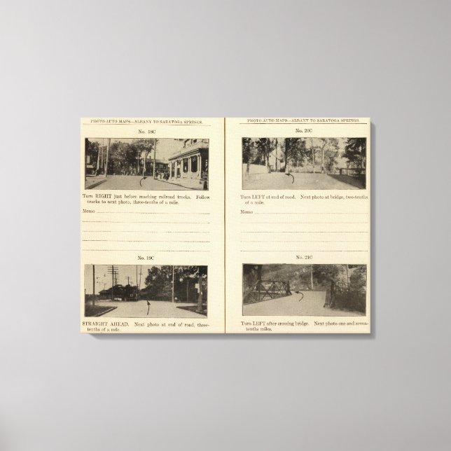 Impressão Em Tela Mechanicsville, NY (Frente)