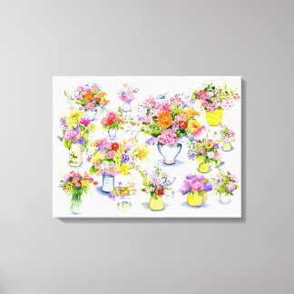 Impressão Em Tela medalha de flores