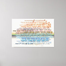 Impressão Em Tela Meditação Ana b"Koach