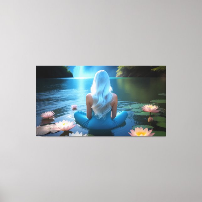 IMPRESSÃO EM TELA MEDITATION -YOGA - WELLNESS - CARPE DIEM (Frente)