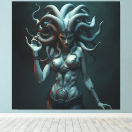 Impressão Em Tela „Medusa – Blick der Macht“