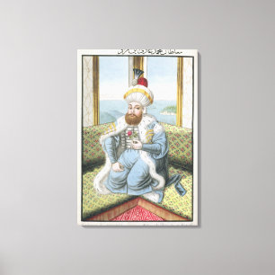 Impressão Em Tela Mehmed II (1432-81), chamado "Fatih", o Conquistad